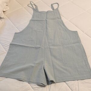 Light Blue Sleeveless Romper